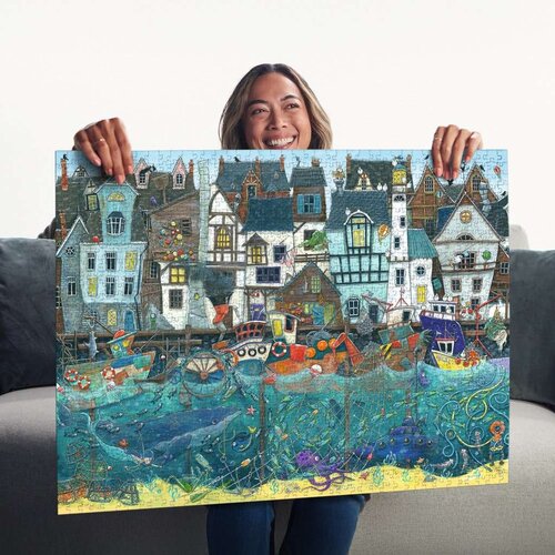 Ravensburger Ravensburger Habour of Wonders a Bustling Fantasy Po 15000 stukjes