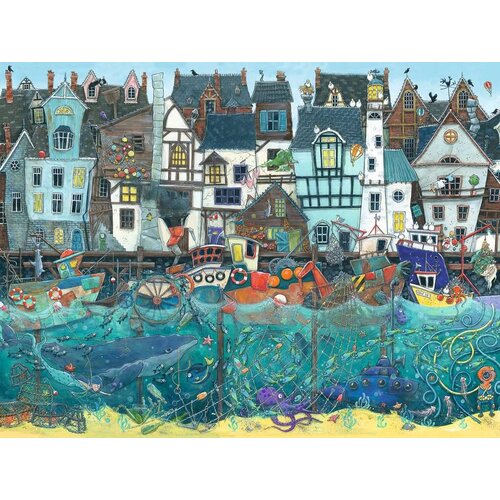 Ravensburger Ravensburger Habour of Wonders a Bustling Fantasy Po 15000 stukjes