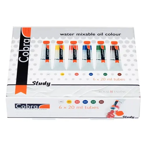 Cobra Cobra Study Olieverf Set 6 x 20 ml Cobra Cobra Study Olieverf Set 6 x 20 ml