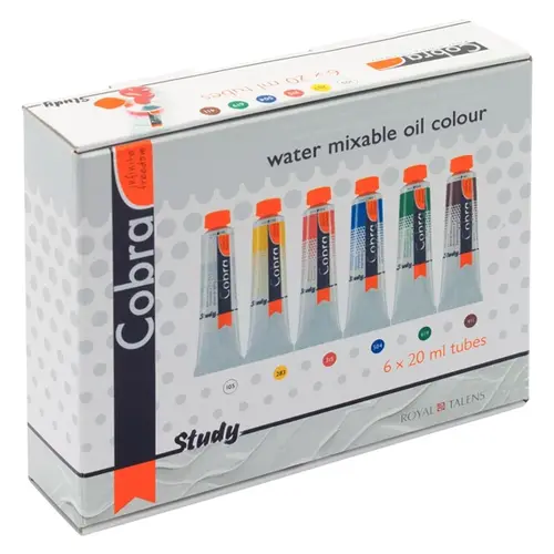 Cobra Cobra Study Olieverf Set 6 x 20 ml