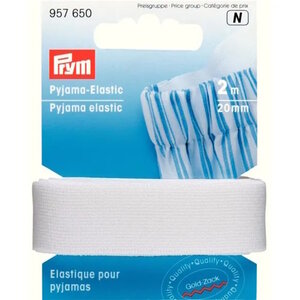 Restyle Prym Pyjama elastiek wit 20 mm x 2 meter