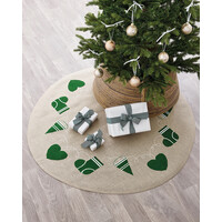 Permin Borduurpakket Kerstkleed Heart and Cornet 45-5275