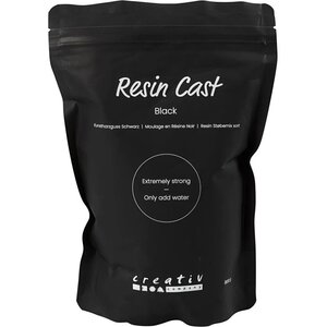 Creotime Resin cast giethars 800 gram zwart