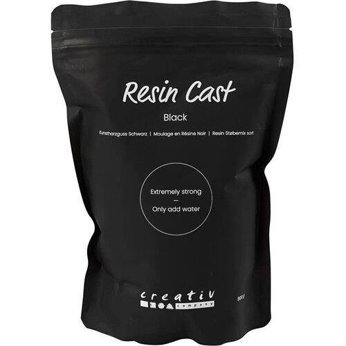 Creotime Resin cast giethars 800 gram zwart Creotime Resin cast giethars 800 gram zwart