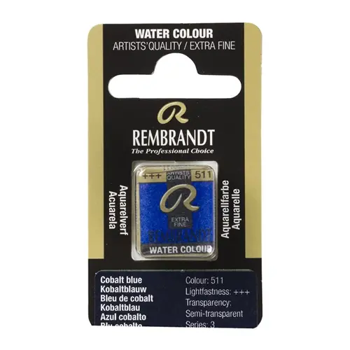 Rembrandt Rembrandt Aquarelverf Napje Kobaltblauw 511 Rembrandt Rembrandt Aquarelverf Napje Kobaltblauw 511
