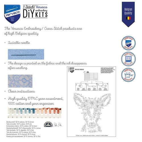 Vervaco Vervaco borduur kussen lavendel PN-0222938
