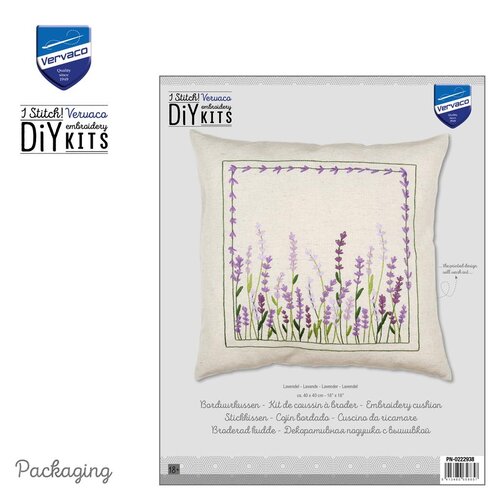 Vervaco Vervaco borduur kussen lavendel PN-0222938