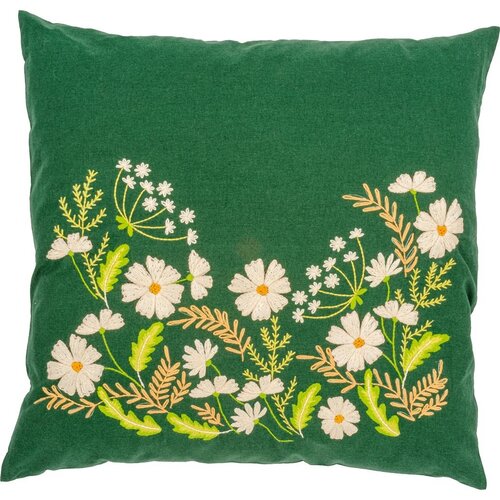 Vervaco Vervaco borduur kussen witte bloemen PN-0222590