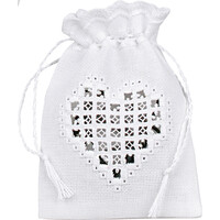 Hardanger Borduurpakket Geurzakje Heart 31-7728
