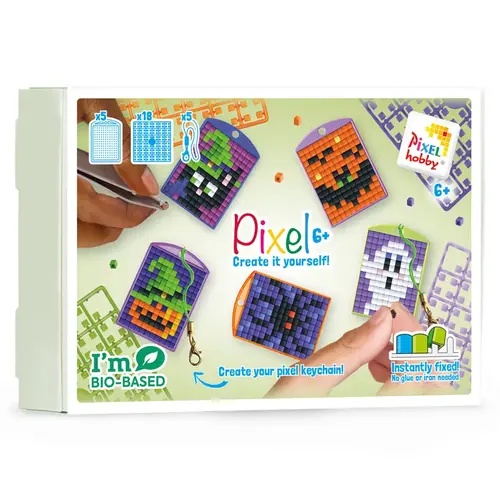 PixelHobby Pixelhobby Sleutelhanger Thema Box Halloween PixelHobby Pixelhobby Sleutelhanger Thema Box Halloween