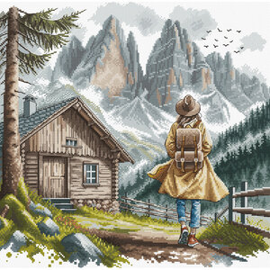 AVA Stitch AVA Stitch Borduurpakket Under the Mountain Sky