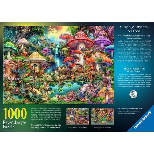 Ravensburger Ravensburger Merry Mushroom village 1000 stukjes