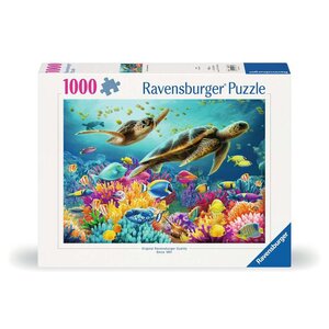 Ravensburger Ravensburger Blauwe onderwaterwereld 1000 stukjes Ravensburger Ravensburger Blauwe onderwaterwereld 1000 stukjes