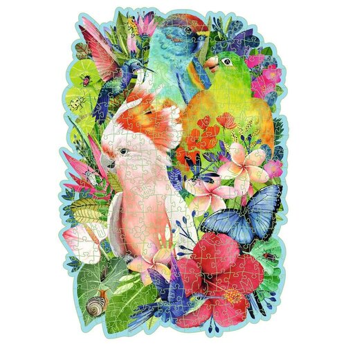 Ravensburger Houten puzzel Beautiful Birds 300 stukjes