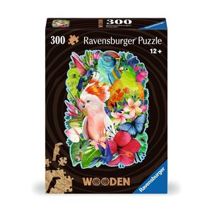 Ravensburger Houten puzzel Beautiful Birds 300 stukjes