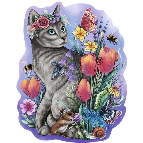 Ravensburger Houten Lovely cat 150 stukjes