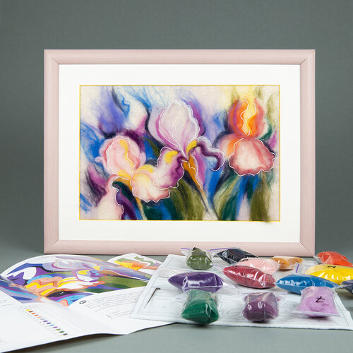 Viltpakket Schilderij Fragrant irises