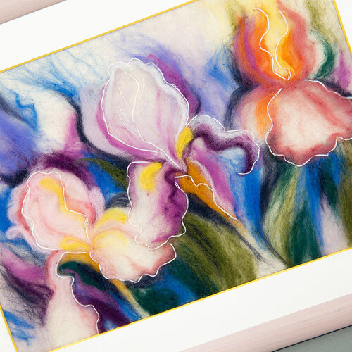 Viltpakket Schilderij Fragrant irises