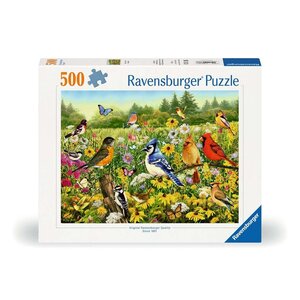 Ravensburger Ravensburger Vogels in de wei 500 stukjes Ravensburger Ravensburger Vogels in de wei 500 stukjes