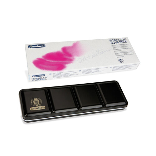 Schmincke Schmincke Horadam Aquarelverf set met metalen blik 12 halve napjes