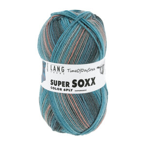 Lang Yarns Lang Yarns Super Soxx Time Of Day 6 draads 150 gram