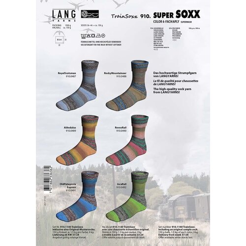 Lang Yarns Lang Yarns Super Soxx Italian 6 draads 150 gram
