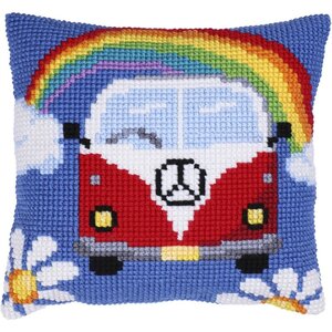 Needleart Borduurpakket Kussen Voorbedrukt Holiday Adventure