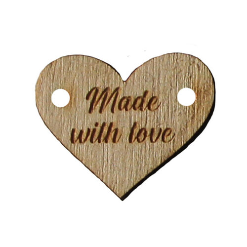Orchidea Houten label hart Made with Love Orchidea Houten label hart Made with Love