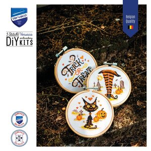 Vervaco Vervaco Miniatuur Halloween set van 3