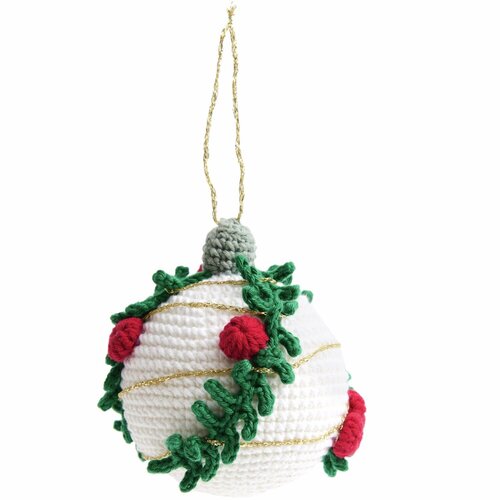 Rico Design Ricorumi haakset kerstballen goud 2 stuks Rico Design Ricorumi haakset kerstballen goud 2 stuks