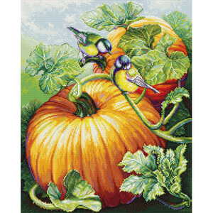 Luca S Luca S Borduurpakket Birdies On Pumpkin 26 x 32 cm