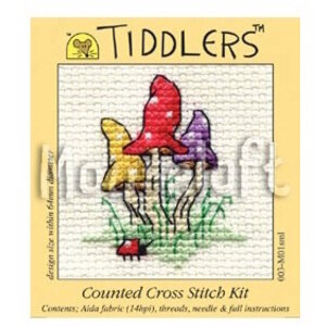 Mouseloft Mouseloft Borduurpakketje Toadstools