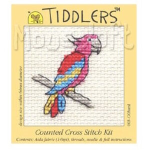 Mouseloft Mouseloft Borduurpakketje Red Parrot