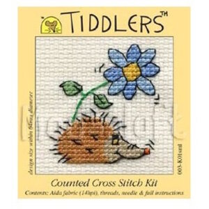 Mouseloft Mouseloft Borduurpakketje Hedgehog with Flower