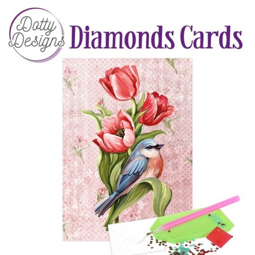 Dotty Designs   Diamond Painting Kaart Tulip Dreams 2