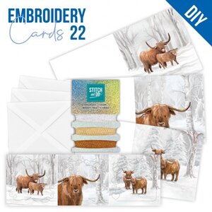 Hobbydots Stitch and Do Cards 22 Sturdy Winter