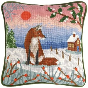 Bothy Threads Bothy Threads Petit Point Borduurkussen A Winter's Tale