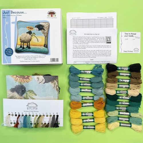 Bothy Threads Bothy Threads Petit Point Borduurkussen Just Because… Bothy Threads Bothy Threads Petit Point Borduurkussen Just Because…