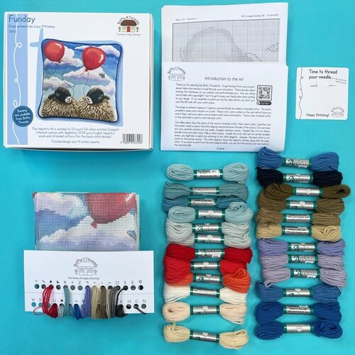 Bothy Threads Bothy Threads Petit Point Borduurkussen Funday Bothy Threads Bothy Threads Petit Point Borduurkussen Funday