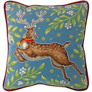 Bothy Threads Bothy Threads Petit Point Borduurkussen Sleigh Bells Ring