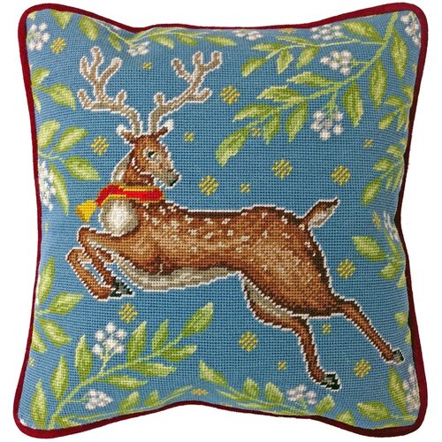 Bothy Threads Bothy Threads Petit Point Borduurkussen Sleigh Bells Ring Bothy Threads Bothy Threads Petit Point Borduurkussen Sleigh Bells Ring