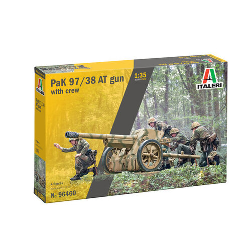 Italeri Italeri Bouwpakket PaK 97/38 AT Gun with crew Italeri Italeri Bouwpakket PaK 97/38 AT Gun with crew