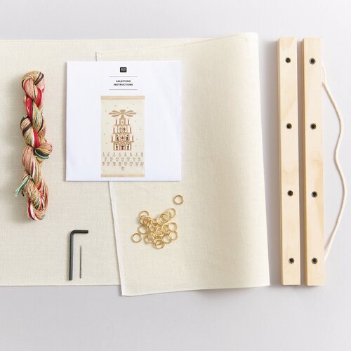 Rico Design Borduurpakket Adventskalender Lichtpiramide Rico Design Borduurpakket Adventskalender Lichtpiramide