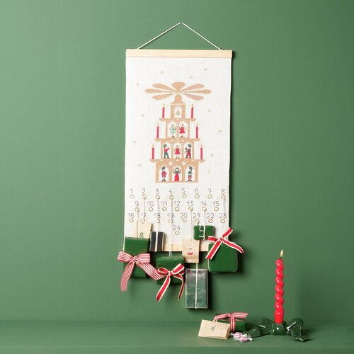 Rico Design Borduurpakket Adventskalender Lichtpiramide Rico Design Borduurpakket Adventskalender Lichtpiramide