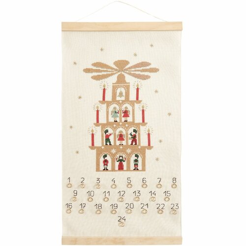 Rico Design Borduurpakket Adventskalender Lichtpiramide Rico Design Borduurpakket Adventskalender Lichtpiramide