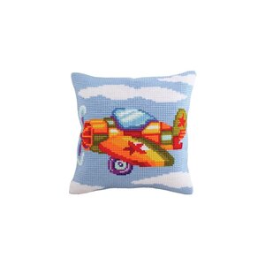 Collection D Art Borduurkussen Fly Boy 40 x 40 cm