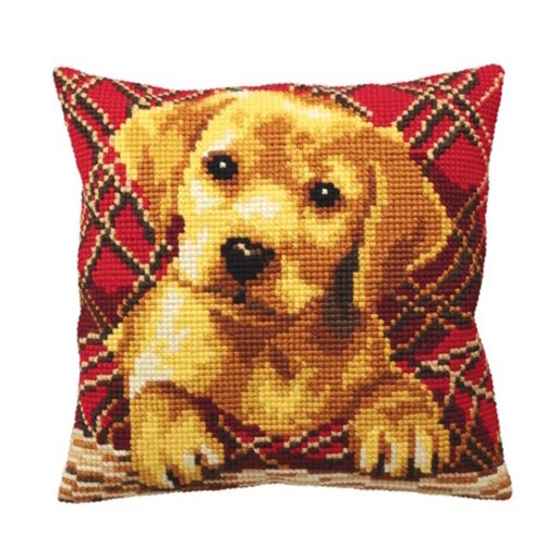Collection D Art Borduurkussen Brady 40 x 40 cm Collection D Art Borduurkussen Brady 40 x 40 cm