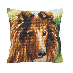 Collection D Art Borduurkussen Lassie 40 x 40 cm