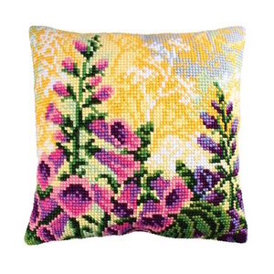 Collection D Art Borduurkussen Lupin Dream 2 40 x 40 cm