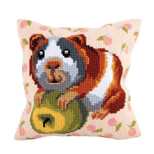 Collection D Art Borduurkussen Hungry Harry 40 x 40 cm Collection D Art Borduurkussen Hungry Harry 40 x 40 cm